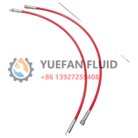 Tuyau de nettoyage à jet d'eau ultra haute pression 2800 bars, lance flexible thermoplastique pour détartrage de chaudières et nettoyage par jet