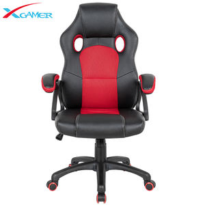 Chaise de jeu Silla <span class=keywords><strong>Gamer</strong></span> en promotion, confortable, en cuir PU, pivotante, inclinable, avec refroidissement et hauteur réglable - Product Image 1