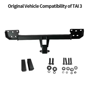Pour BYD Equation Leopard Tai <span class=keywords><strong>3</strong></span> : Pièces de pare-chocs arrière en acier pour remorque, barre de remorquage, <span class=keywords><strong>crochet</strong></span> de remorquage, accessoires de <span class=keywords><strong>attelage</strong></span> de véhicule, caravane - Product Image 3