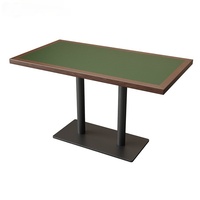 Nouvel ensemble table et chaises multifonctionnel en bois massif pour cafés, restaurants et pâtisseries - Mobilier commercial