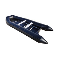 Bateau rigide gonflable de 15 pieds, 500cm, Yacht de sport, bateau à moteur en bois PVC, certifié CE, HM-E500 9 + 1 personnes pour la dérive en mer