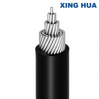 Câble de transmission d'énergie aérien polyisolé ACSR 600V pour usage industriel et de construction, conducteur de taille 1/0AWG 2/0AWG