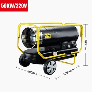 Industrial Fuel Burning Diesel Kerosene Chicken Farm Diesel Oil Heater Poultry Brooding Equipment Air Heater 220V