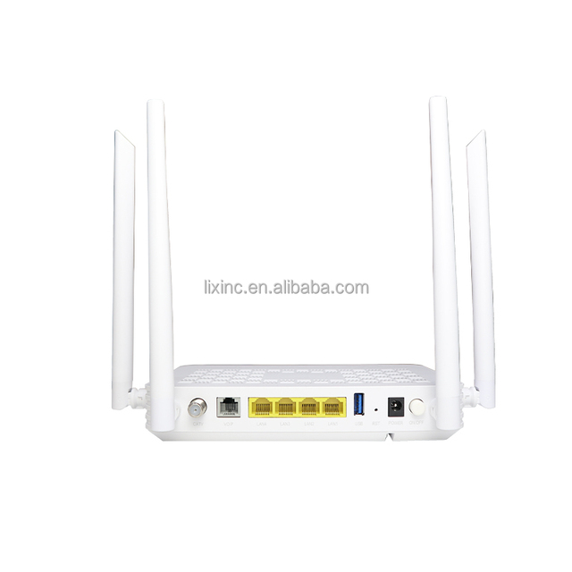 Factory Original New Gateway AX3000 4GE 1VOIP 1USB Dual Dand Wifi6 2.4G 5G XGPON ONU Modem