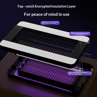Nouvelle lampe anti-moustiques à piles avec contrôle intelligent de la lumière pour usage domestique, bureau, restaurant, sur table ou murale