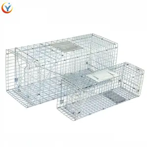 humane live animal trap cage possum fox rat cat hare rabbit catcher cage