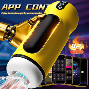 Masturbateur masculin automatique chauffant APP avec fonction de succion, vibration chauffante et ventouse, stimulateur de poche pour pénis, jouet sexuel pour hommes - Product Image 1