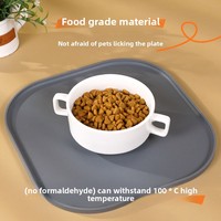 Großhandel Antihaft-Lebensmittelqualität Solw Food Haustier-Automatten Wasserdichte Haustier-Toilettenmatte Silikon-Futtermatte für Haustiere