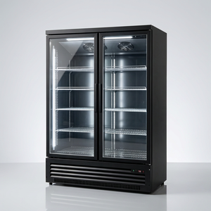 Refrigerador Vertical con Puerta de Vidrio y Ventilador de Enfriamiento ZD-22c(-7.6F), Congelador de Exhibición, <span class=keywords><strong>Vitrina</strong></span> Comercial para Almacenamiento de Alimentos - Product Image 3
