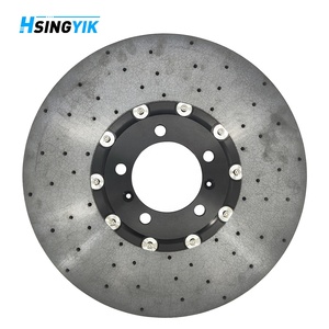 Kit de mise à niveau pour disques de frein avant et arrière ventilés et percés en céramique de carbone de 420 mm et 40 mm avec garantie d'un an - Product Image 1