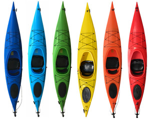 เรือคายัคเดี่ยวแบบแข็ง ผลิตจากพลาสติก มีหลายสี รุ่น OEM-DP187 สำหรับขาย OEM-DP187 - Product Image 1