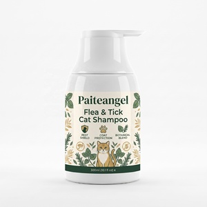 Shampoo pour <span class=keywords><strong>chat</strong></span> <span class=keywords><strong>anti</strong></span>-puces et tiques 300ml, mélange botanique, soin apaisant, protection <span class=keywords><strong>anti</strong></span>-parasitaire, lavage corporel désodorisant, marque privée - Product Image 6