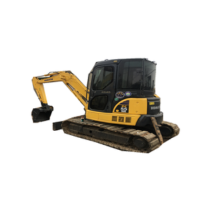 Mini-excavatrice Komatsu PC55MR d'occasion, 5 tonnes, hydraulique, sur chenilles, avec composants essentiels du moteur et de la pompe d'origine japonaise - Product Image 1