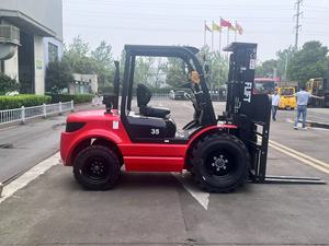 FLIFT <strong>3.5</strong> <strong>Ton</strong> <strong>All</strong> <strong>Terrain</strong> <strong>Forklift</strong> 2WD diesel Powered off Road <strong>Forklift</strong> for Mountain Area Use Factory Price for Sale - Product Image 5