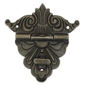 Flower Shape Zinc Alloy Clasp 90 Degree Lock For <b>Cabinet</b> Doors European Style Furniture Hardware - Product Image 5