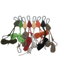 Sangle d'arrimage de 8 pieds (2,44 m) et 150 livres (68 kg) avec crochets mousquetons et éléments métalliques internes, durable, 150 livres (68 kg) pour une fixation sécurisée