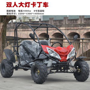 Electric Go Kart 2 Seater 1000w 8 Inch Tire Adult <b>Entertainment</b> Off Road Vehicle - Product Image 1