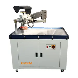 Flexible Swing Arm Manual Sheet Metal Deburring Polishing Machine Edge Rounding Machine