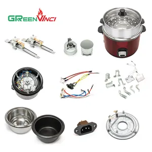 Different parts of an Electric rice cooker