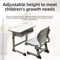 Chaise d'étudiant avec tablette d'écriture, hauteur réglable, cadre en acier ergonomique, grande capacité, pour salle de classe et salle de formation, à placer sous le bureau