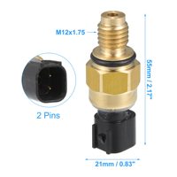 Nouveau capteur de pression d'huile BST 98AB-3N824-DB pour Focus Mk1/Mk2 (1.4L/1.6L) 1998-2012 & C-Max (1.6L) 2007-2010 Garantie 1 an