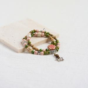 Nouveau Bracelet en Céramique Tressé à la Main, Style Ethnique Artistique, Mignon, Unisexe, Cadeau Commémoratif <span class=keywords><strong>de</strong></span> Voyage pour Filles, Couples et Étudiants - Product Image 2