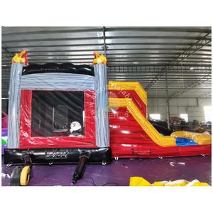 Prix d'usine – <span class=keywords><strong>Location</strong></span> événementielle : Château gonflable commercial pour enfants, thème voiture de course/camion, combo humide/sec <span class=keywords><strong>avec</strong></span> toboggan et <span class=keywords><strong>piscine</strong></span> à jets d'eau - Product Image 3