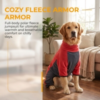 Vêtements d'intérieur en polaire chauds et luxueux pour chiens de taille moyenne et grande