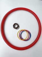 Kit de joint d'étanchéité personnalisé, joint d'étanchéité en Fluorine FKM NBR silicone EPDM caoutchouc bleu, joints à quatre anneaux en X