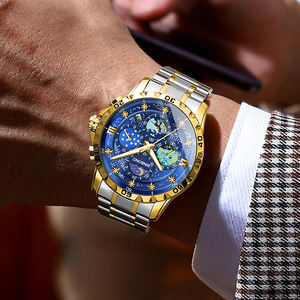 Montre Business Homme Haut de Gamme Star Van Gogh en Acier Inoxydable à Quartz Étanche 30M avec Fermoir à Trois Aiguilles Tendance Mode Vente en Gros Nouvelle Tendance 2026 - Product Image 3