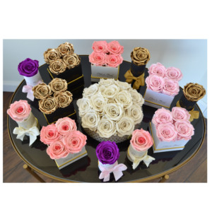 Cajas de regalo para <span class=keywords><strong>san</strong></span> Valentín, Rosa eterna <span class=keywords><strong>en</strong></span> caja, preservadas, rosas reales con caja, el mejor regalo del Día de la madre - Product Image 5