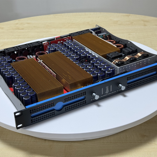 2-Channel 1U Concert Stage Performance Big Power Amplifier 1500W Double-Transformer Class D Passive AC Power 8ohm 4ohm Metal