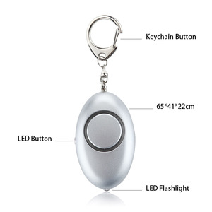 Llavero de alarma personal ovalado, dispositivo de autodefensa con luz LED para mujeres, niños y ancianos - Product Image 5
