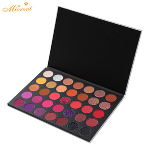 Nouvelle palette de fards à paupières 35 couleurs imperméable pour le commerce extérieur, effet nacré, pailleté, mat et texture purée de pommes de terre - Product Image 1