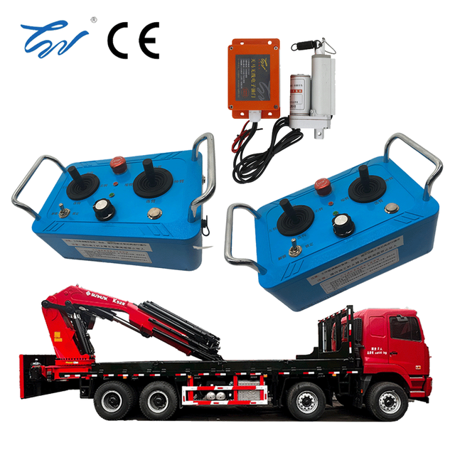 12V 24V Long Distance Customized Proportional Remote Control for Special Cranes and Unique Requirements with Cross Joysticks
