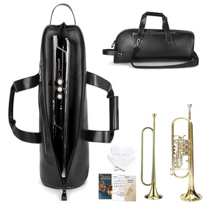 Sac de transport en cuir PU pour trompette et saxophone <span class=keywords><strong>alto</strong></span>, rembourré en mousse, étanche, pour instruments de musique, vente en gros OEM - Product Image 6