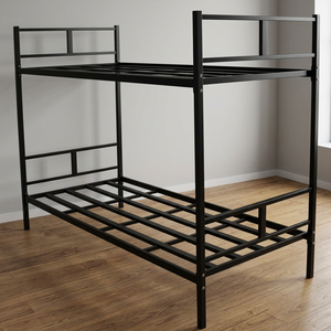 European Metal <b>beds</b> from Turkey | Industrial Metal Bunk <b>Bed</b> for Workers and Construction Sites | Heavy Duty Steel <b>Frame</b> - Product Image 2