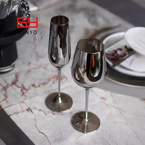 Effet coloré électrique or ruban vin <span class=keywords><strong>gobelet</strong></span> verre matériel Logo personnalisé en gros <span class=keywords><strong>gobelet</strong></span> doré - Product Image 5