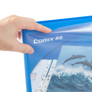 Comix View Binder A4 3 Inch Three-Sided <b>Pocket</b> Folder <b>Plastic</b> Office Organizer Desktop Storage - Product Image 3