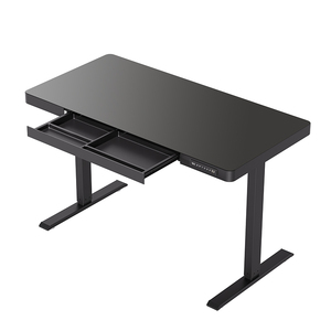 Table de bureau électrique en bois massif, ergonomique, durable, avec fonction automatique, design minimaliste, bureau intelligent pour l'étude - Product Image 1