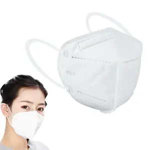 Factory Direct Sales Disposable 5-Ply Protective KN95 Face Mask KN95 Ear Loop Face Mask