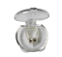 Pince-nez magnétique anti-ronflement en silicone et embout buccal Mini dispositif de dilatateur nasal Patches corporels pour soulager le ronflement