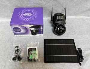 กล้องวงจรปิดพลังงานแสงอาทิตย์ Full HD 4MP แบบไร้สาย สำหรับภายนอกอาคาร ซูมดิจิตอล 4 เท่า รองรับเสียงสองทาง กล้องโดมหมุนได้ไร้สาย ใช้แบตเตอรี่ พร้อมช่องใส่การ์ดหน่วยความจำ - Product Image 6