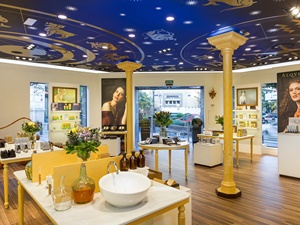 เฟอร์นิเจอร์ตกแต่งร้านเครื่องสำอางแบบกำหนดเอง ตู้โชว์น้ำหอม เคาน์เตอร์เครื่องสำอาง ชั้นวางสินค้า อุปกรณ์ตกแต่งร้านค้าแบบครบวงจร - Product Image 6