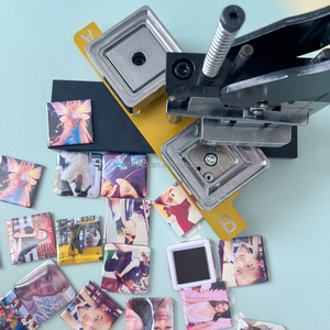 2025 Giá Rẻ Nhất Vuông 50*50Mm Cho DIY Kim Loại Huy Hiệu Nút Máy Làm Kit Nút Làm Máy Tiện Dụng Nút Máy - Product Image 3