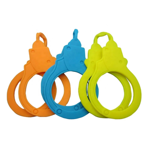 Textos impresos Juguetes sexuales para adultos Juego Erótico Bondage Restricción Cómodo Durable Hot Pink <span class=keywords><strong>El</strong></span>ástico Silicona Esposas Puño de goma B - Product Image 6