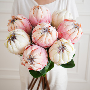 Flores Artificiales Mixtas, Ramo de Flores de Seda Estilo Emperador Princesa Retro, para Decoración de Bodas y Hogar - Product Image 3