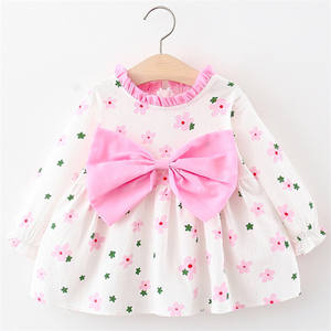 Vêtements en gros, nouveau produit, robe à fleurs de style chinois pour bébés filles, avec image d'enfants, robes décontractées - Product Image 2