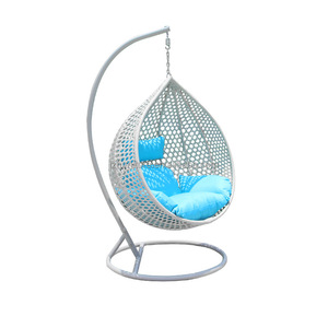 Rattan Garden Furniture Outdoor Round <b>Egg</b> Chair Swing Hanging <b>Basket</b> Rattan Chair - Product Image 3