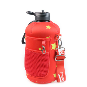 Chai Nước 2,2L Half Gallon Có Ống Bọc Và Nắp Đậy Bằng Ống Hút BPA Hộp Đựng Đồ Uống Lớn Có Thể Tái Sử Dụng Miễn Phí Có Tay Cầm Lớn - Product Image 6